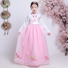 Kids Traditional Korean Hanbok Dress Dance Costumes Clothing Festival Outfit