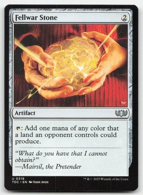 Fellwar Stone 318 TDC Commander: Tarkir: Dragonstorm Magic MTG NM