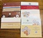 Lot of 7 1984-1990 US Uncirculated Coin Sets P&D Mint COA OGP — photo 1