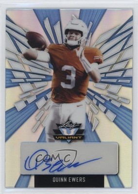 2022 Leaf Valiant Platinum Blue /10 Quinn Ewers #BA-QE1 Auto 0u66