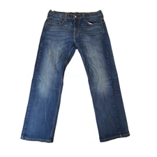Levi's 550 Jeans Mens Medium Blue Denim Relaxed Fit Straight Leg Pockets Outdoor