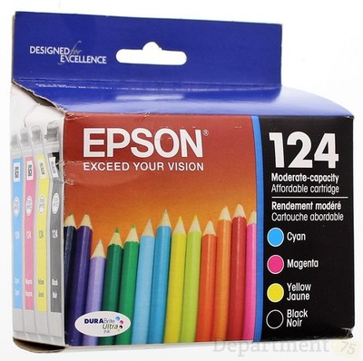  Epson 124 Color Ink Cartridge 