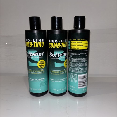 #ad #ad Pro Line Comb Thru Softener 10oz 3 Pack Moisturizer Style Control $16.99