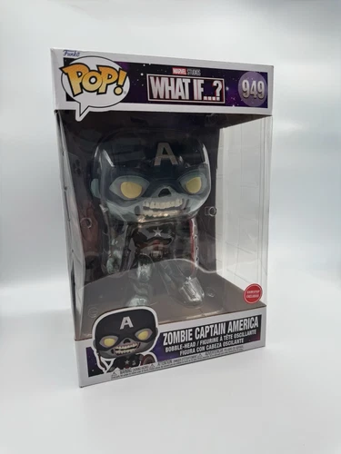 Zombie Capitán América #949 Deluxe 10" Funko Pop! Marvel What If…? Exclusivo