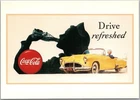 Vintage 1990 COCA COLA Advertising 4x6 Postcard "Painting by GIL ELVGREN, 1950"