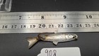 908     Vintage Fred Arbogast Fly Rod Tin Liz  Green back color — photo 2