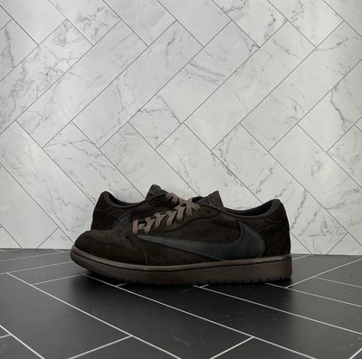 Nike Travis Scott x Air Jordan 1 Retro OG SP Low Velvet Brown Size 11