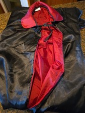 Vamprie Dracula Costume Cloak Cape for Halloween Cosplay Party Long Reversible.
