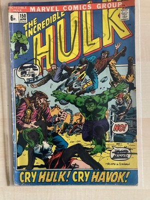 The Incredible HULK, Marvel, US, UK-Price, Nr 150 von 1972, Z 3
