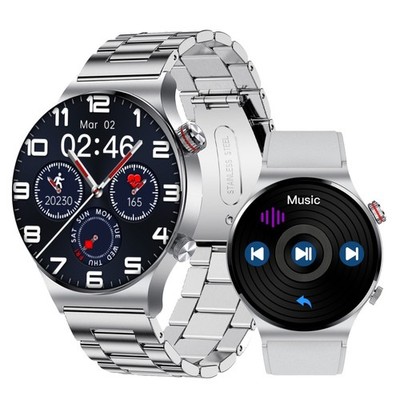 Smartwatch Herren Herzfrequenz Pulsuhr Fitnessuhr Schrittzähler NFC Wasserdicht