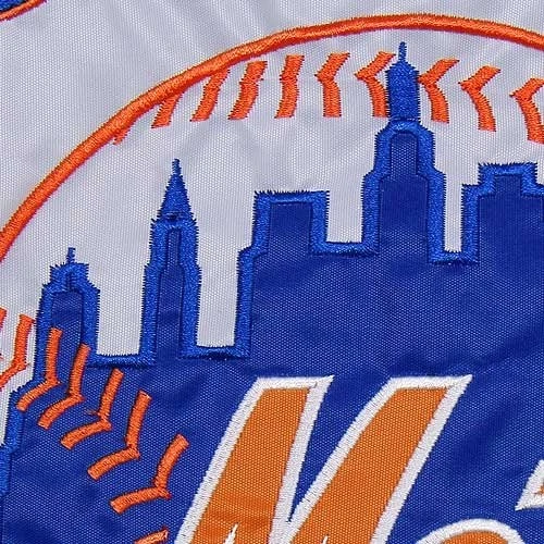 MLB New York Mets Fiber Optic Garden Flag - Image 3 of 3