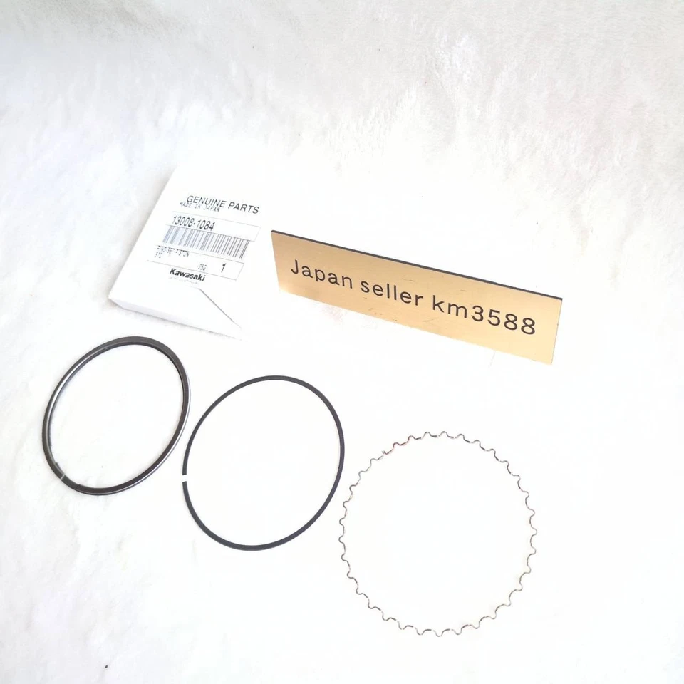 Juego de anillos de pistón OEM Kawasaki STD 13008-1084 EX500 Ninja 500R EN500... - Imagen 3 de 4
