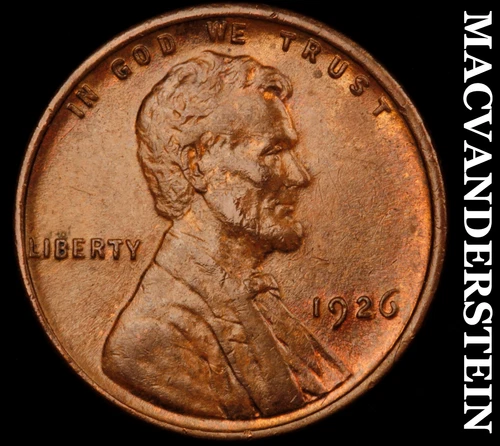 1926 Lincoln Wheat Cent- Scarce High Grade Luster No Reserve #J5275