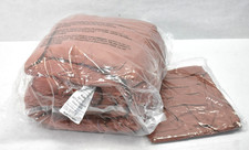 E E King Size Comforter Bedding w 2 Pillowcases Orange/Red 3 Piece Set