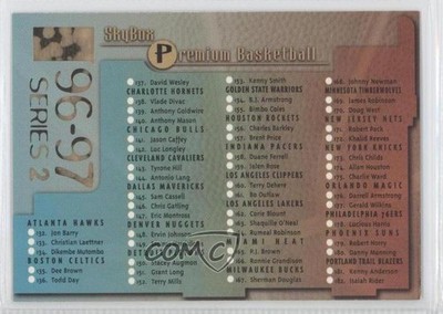 1996-97 Skybox Premium Checklist #280 0a0
