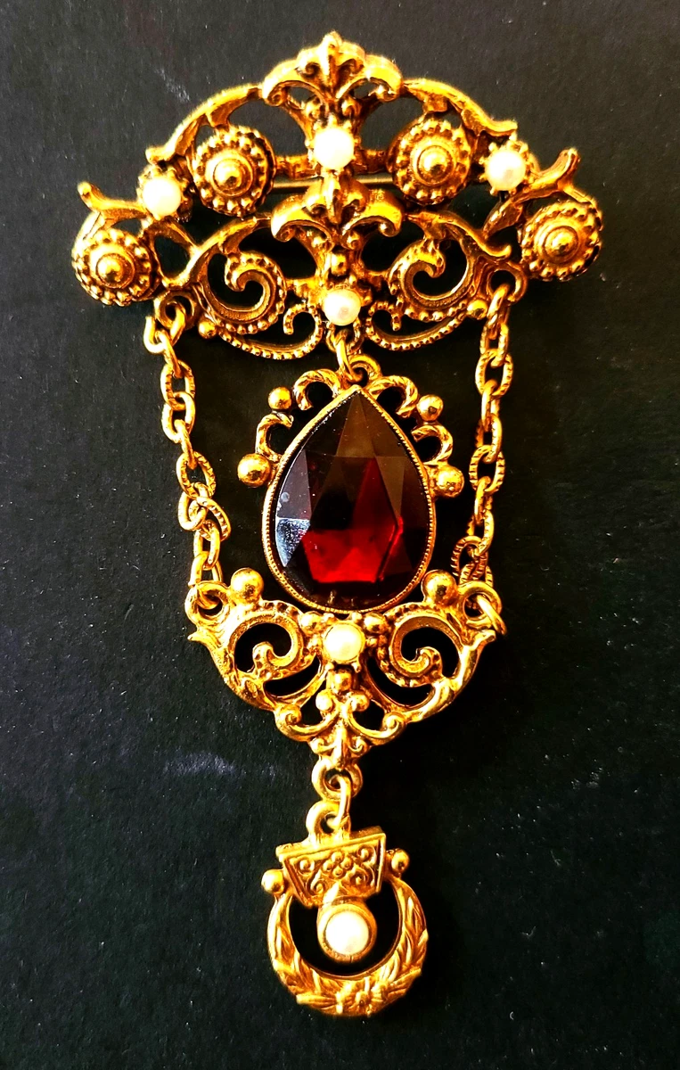 Florenza Signed Vintage & Antique Fashion Brooches & Pins for sale