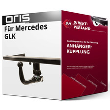 Anhängerkupplung abnehmbar für Mercedes GLK 06.2008-11.2015 inkl. EBA top neu