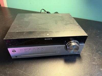 Sony CMT-SBT100 CD Receiver Bluetooth Audio System No Remote No Speakers Tested