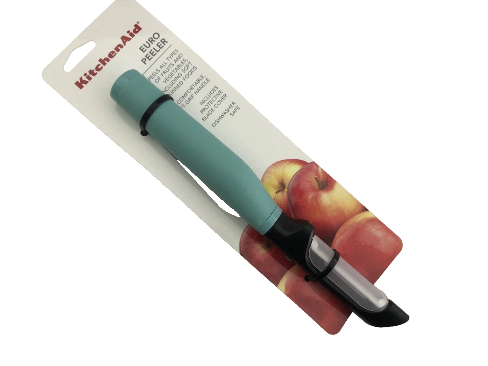 New KitchenAid Aqua Sky HAQA Soft Handle Euro Peeler