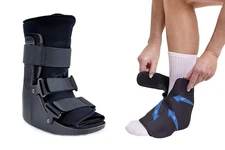 CAM Walker Boot Short + Ankle & Foot Ice Pack Cold Wrap