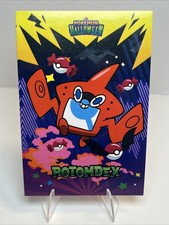 NM- Rotomdex Halloween Card Database Cracked Ice Holo Peru NON TCG Pokemon