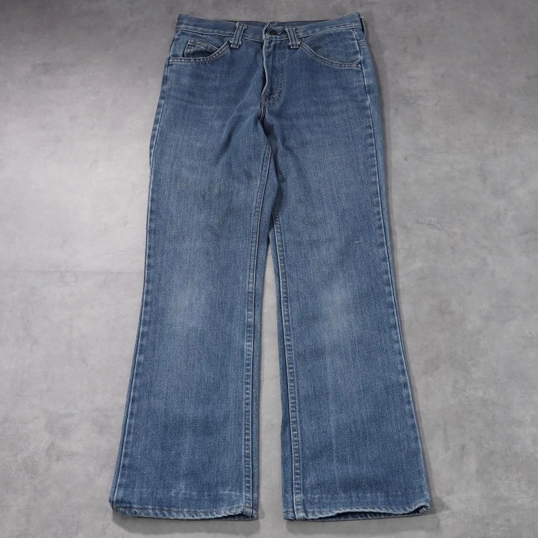 Levi's 517 W27 Flare Vintage Blue 70s Made in USA small 8 Knoxville 18850