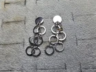 GRANDMA GRABE'S BEAUTIFUL VINTAGE CJ 925 STERLING SILVER RINGS EARRINGS