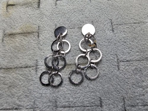 GRANDMA GRABE'S BEAUTIFUL VINTAGE CJ 925 STERLING SILVER RINGS EARRINGS