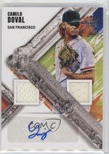 2022 Panini Diamond Kings DK Material Signatures Camilo Doval #DMS-CD Auto rs2