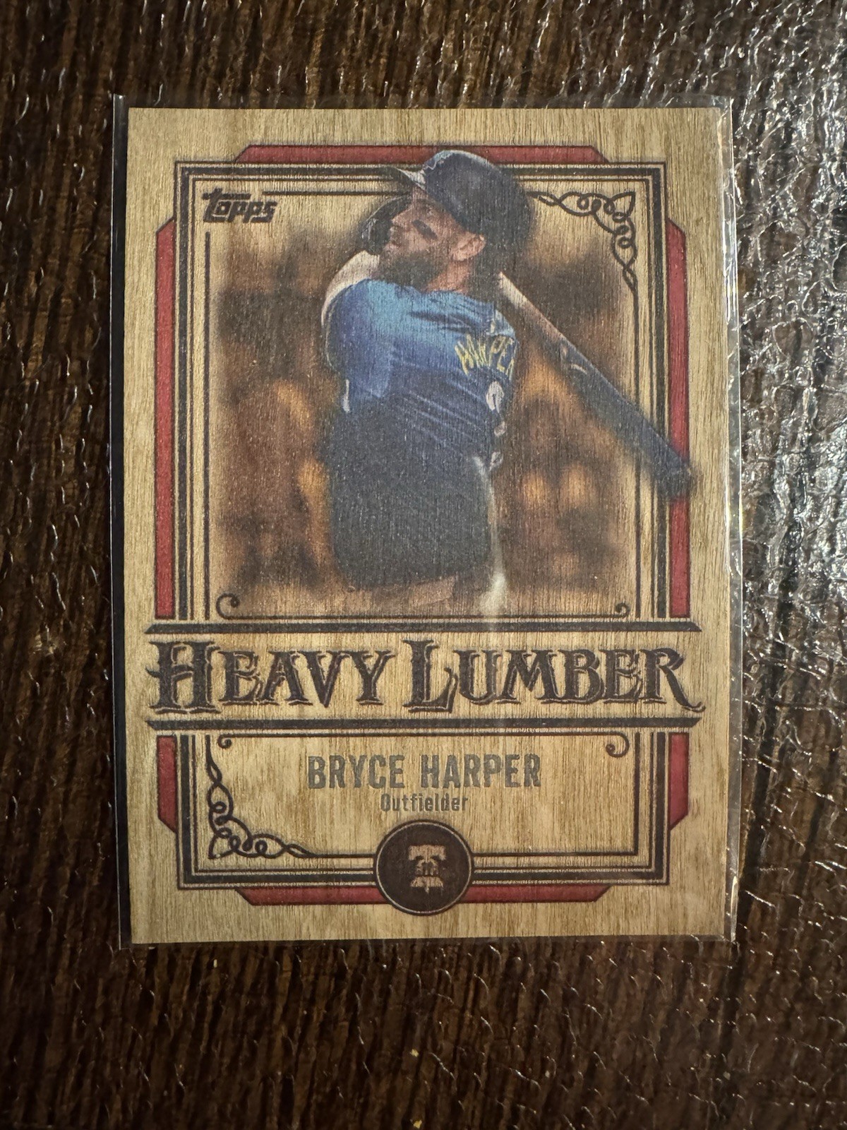 Topps Series 1 2025 Heavy Lumber SSP Case Hit- Bryce Harper - HL-5 - Phillies