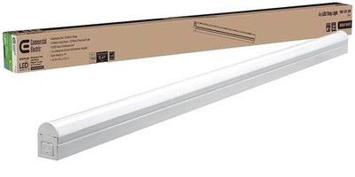 Commercial Electric 4ft LED Garage Strip Light Linkable Plug-In Hardwire 1800LM
