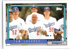 1992 Topps #261 Tom Lasorda