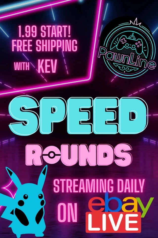 Late Night - Pokémon Card Singles - SPEED ROUNDS eBay Live W/Kev