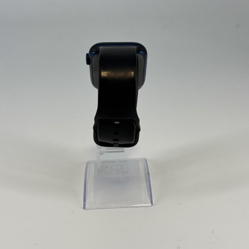 Apple Watch (Series 6) 44mm Blue Aluminum (LTE) w/ Black Sport - Very Good - Zdjęcie 4 z 4
