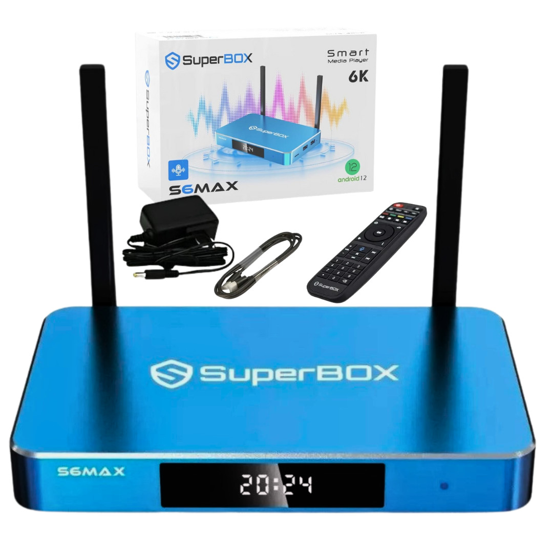 🔥2025 NEWEST SUPERBOX S6 MAX-💥FREE AIR SHIPPING✈️-PROOF OF AUTHENTICY! ✅
