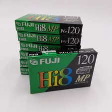 Lot 7 NEW Fuji Film Hi8 P6-120 MP Professional Grade Hi 8 Videocassette Tape