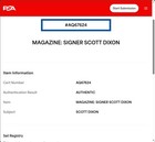 SCOTT DIXON Signed Championship Racing Magazine PSA/DNA — photo 5