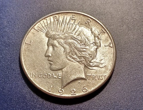 Choice AU 1926-S U.S. Peace Dollar