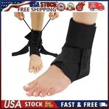 VIVE Lace Ankle Brace Support Brace Black Large Men 11.5-15 Women 12.5-16