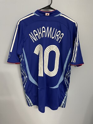 Men's M Adidas Nakamura 2006 World Cup Japan Teamgeist Blue