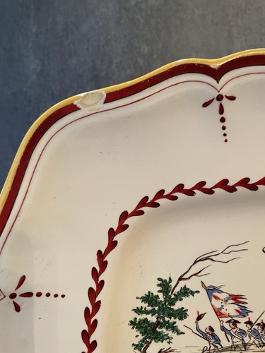 French Revolution Serving Platter La Marseillaises Vintage Meat Plate France - Picture 14 of 14