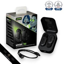 SHURE MoveMic Two Clip-On Wireless Microphone 2 Pack Japan MV-TWO-J-Z6 MVTWOJZ6