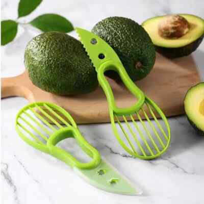 2 in 1 Avocado Schneider Obst Schneider Schäler Einfach Schaufel Werkzeug Küche Kochen Lebensmittel Kunst