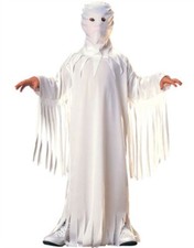 Boys Child Complete Scary WHITE GHOST Costume Outfit