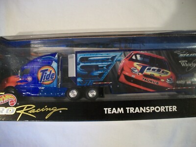 Hot Wheels Pro Racing Team Transporter #10 TIDE RICKY RUDD DieCast