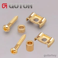 NEW Gotoh RG105 & RG130 Stamped Steel String Retainer for Guitar SET - GOLD