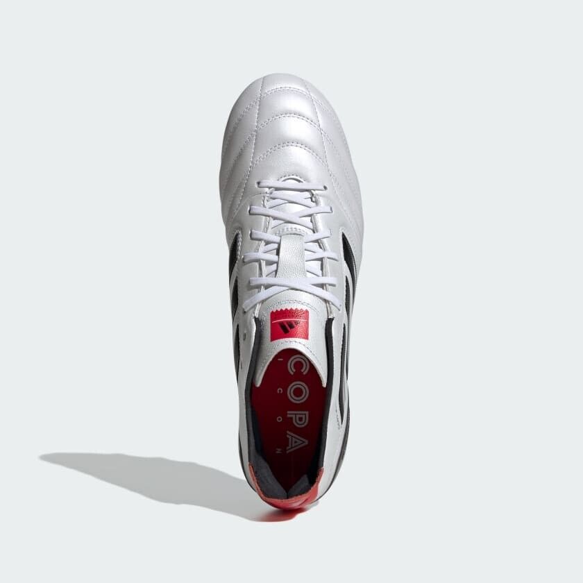 adidas Men's Soccer Cleats COPA ICON 2 FG/AG White/Core adidas Men's Soccer Cleats COPA ICON 2 FG/AG White/Core