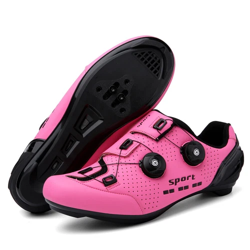 MTB Radfahren Schuhe Herren Rennrad Selbstsichernd SPD Cleats Fahrrad Turnschuhe - Bild 8 von 32