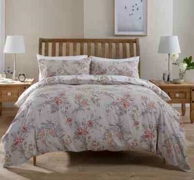 Deyongs Feuer Tulpe Blumen Bettbezug Set Wende Terrakotta Natur Double