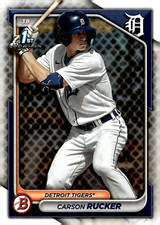 2024 Bowman - Prospects Carson Rucker #BP-65 Tigers 1st Bowman